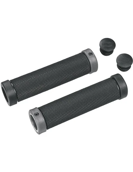 Handvatpaar Ergotec Tokio met klemring - zwart