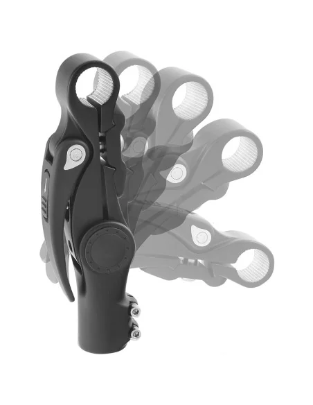 Stuurpen Promax verstelbaar met hevel 31,8 / 110 / 28,6 mm - mat zwart