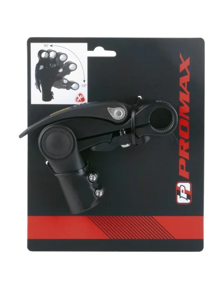 Stuurpen Promax verstelbaar met hevel 31,8 / 110 / 28,6 mm - mat zwart