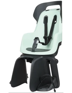 Kinderzitje achter Bobike Go Maxi RS met framebevestiging (FF) en slaapstand - peppermint