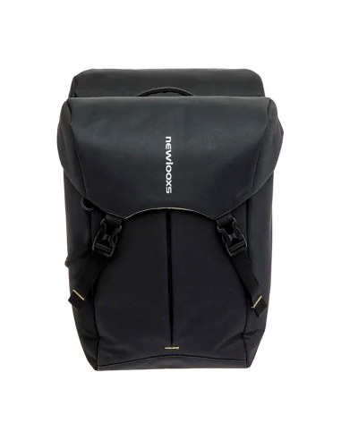 Dubbele fietstas New Looxs MIK 2.0 polyester - 40 liter, zwart