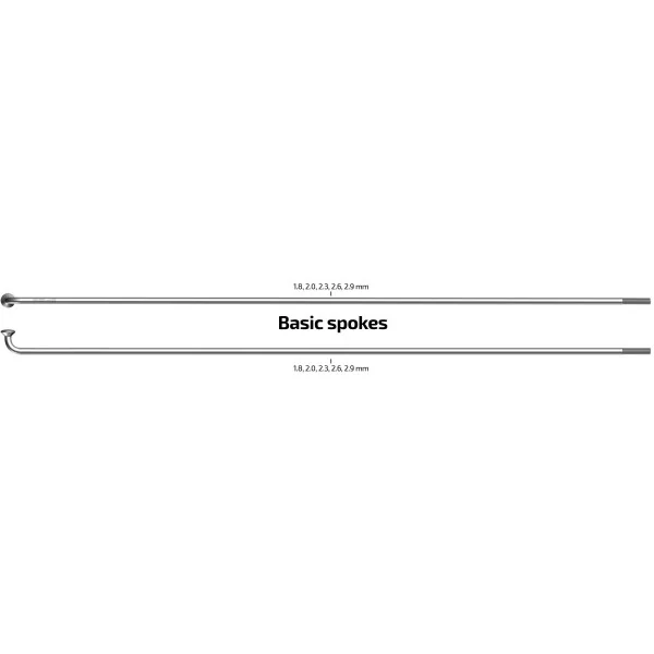 Spaken 270-13 Sapim Leader ø2.33mm FG 2,6 - RVS (100 stuks)