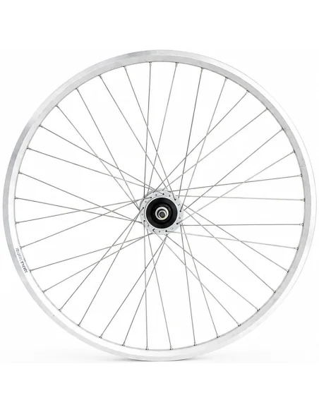 Voorwiel 28 x 1/4'' aluminium ZAC 2000 velg - Shimano DH-C6000-3N naafdynamo - rollerbrake - zilver