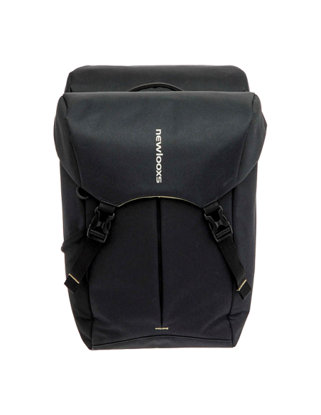 Dubbele fietstas New Looxs MIK 2.0 polyester - 40 liter, zwart