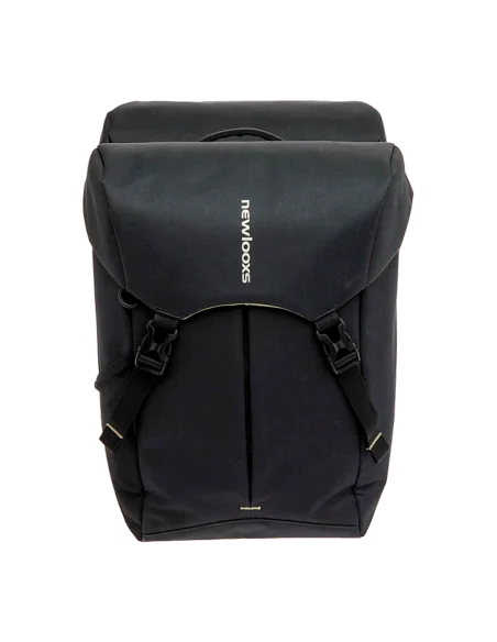Dubbele fietstas New Looxs MIK 2.0 polyester - 40 liter, zwart