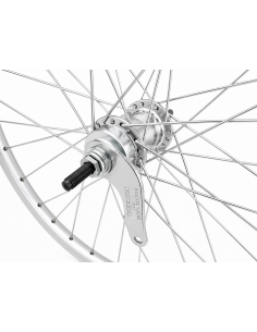 Achterwiel 28 x 1/4'' aluminium ZAC 2000 velg - Favorit remnaaf - zilver 2