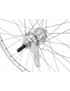 Achterwiel 28 x 1/4'' aluminium ZAC 2000 velg - Favorit remnaaf - zilver 2