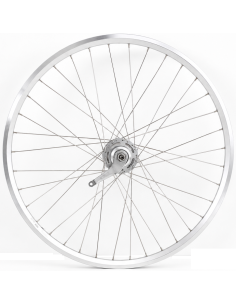 Achterwiel 28 inch ZAC2000 - Shimano Nexus 7-remnaaf - zilver/geslepen