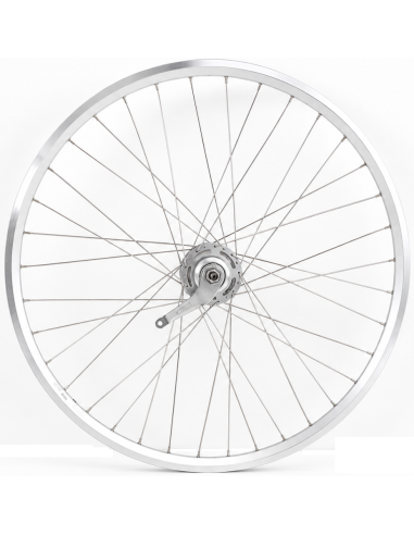 Achterwiel 28 inch ZAC2000 - Shimano Nexus 7-remnaaf - zilver/geslepen