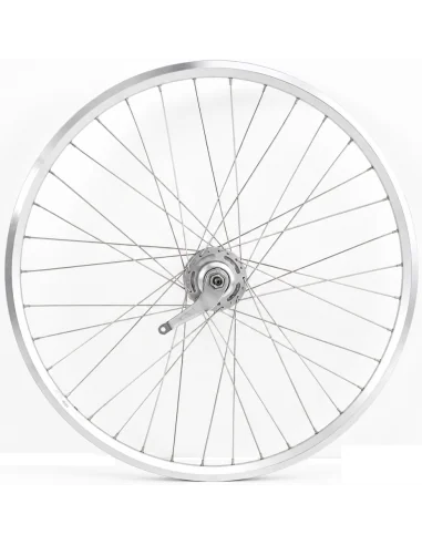 Achterwiel 28 inch ZAC2000 - Shimano Nexus 7-remnaaf - zilver/geslepen