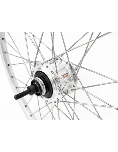 Achterwiel 28 inch ZAC2000 - Shimano Nexus 7 - schijfrem - zilver