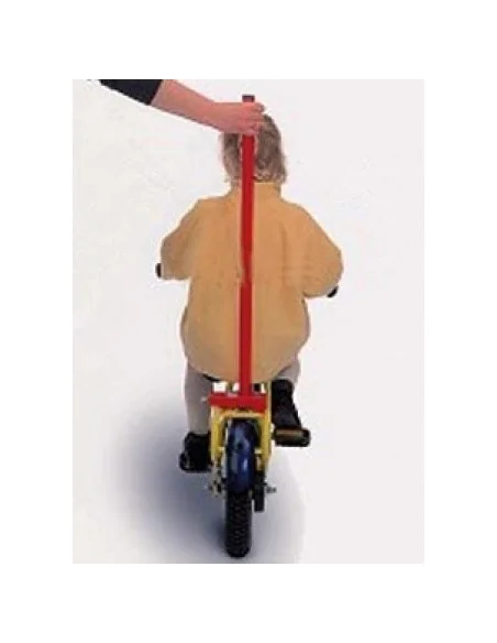 Fietsbalans trainer / duwstang - rood