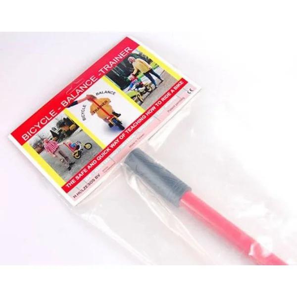 Fietsbalans trainer / duwstang - rood