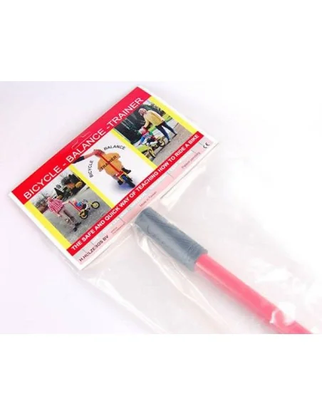 Fietsbalans trainer / duwstang - rood
