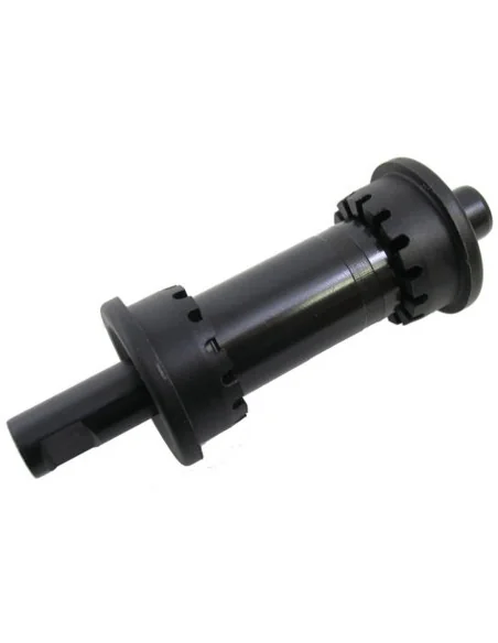 Trapas Sunrace 136mm/ø35mm inslag - met spie - Zwart