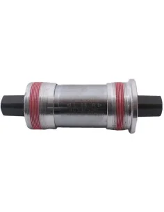 Vierkante trapas 113mm Edge BSA 68mm met aluminium cups - Zilver