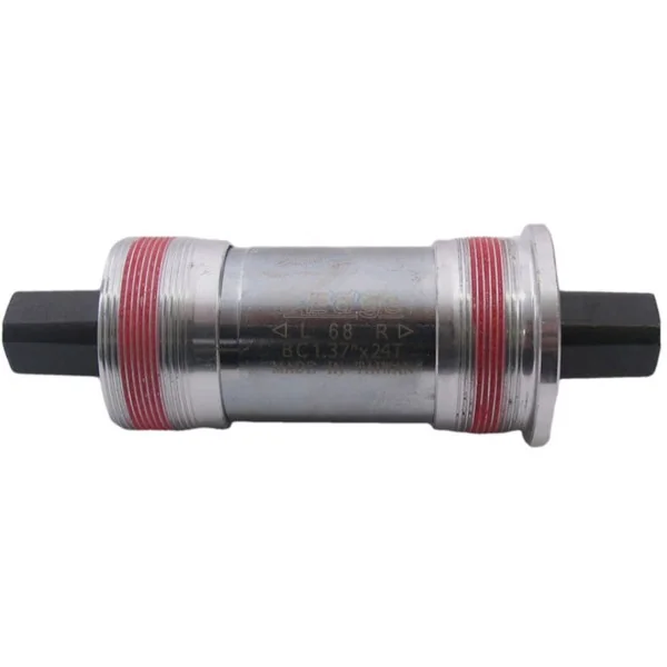 Vierkante trapas 113mm Edge BSA 68mm met aluminium cups - Zilver