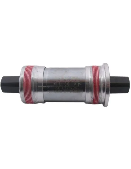 Vierkante trapas 113mm Edge BSA 68mm met aluminium cups - Zilver