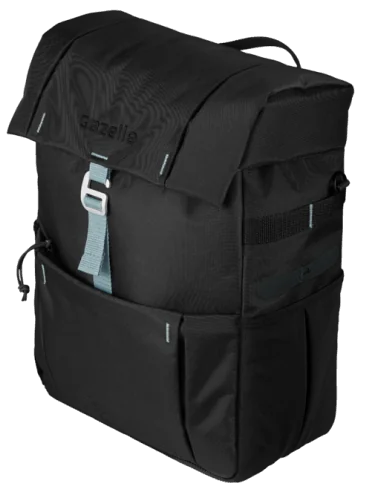 Enkele fietstas Gazelle - black / light olive