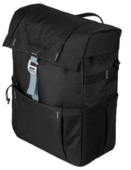 Enkele fietstas Gazelle - black / light olive