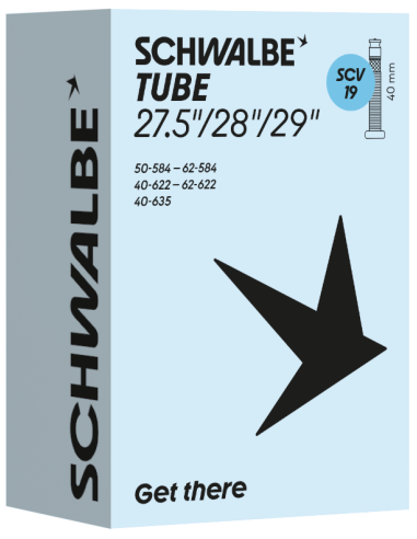 Binnenband Schwalbe SCV19 (27,5''/28''/29'') - 40/62-584/635 - 40mm ventiel