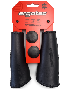 Handvatset Ergotec Monaco 135/135 mm - zwart - leer 2