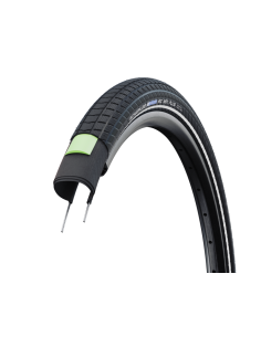 Buitenband Schwalbe Motion Super Moto-X GreenGuard 20 x 2.15"/55-406 - zwart met reflectie
