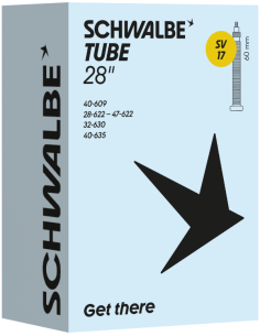 Binnenband Schwalbe SV17 28" 28/47-622/635 - 60mm ventiel 2