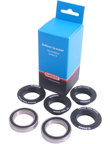 Trapasvervangingskit Elvedes BB90 / BB95 alleen voor Trek (6 delig)