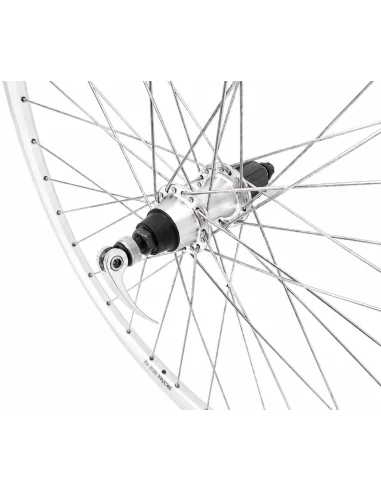 Achterwiel 28" ZAC 2000 8-9-10 speed - zilver