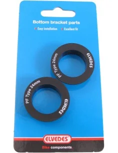 Trapas lagerkapjes Elvedes voor Shimano 24mm Press-fit (2 stuks)