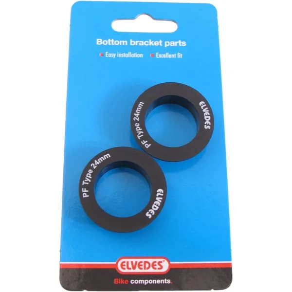 Trapas lagerkapjes Elvedes voor Shimano 24mm Press-fit (2 stuks)