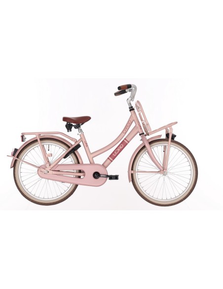 Meisjesfiets Bikefun Load 24" 3V - Mahogany Roze, mat
