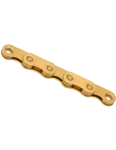 Ketting 12 speed KMC X Flat TiN Gold x 126L Waxed