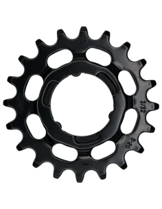 Tandwiel KMC Voor Shimano 20T O-MO Staal 3/32 inch - Zwart