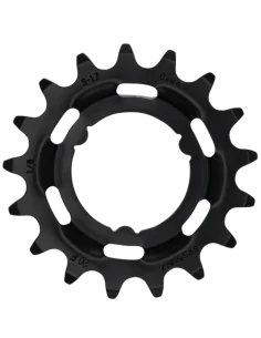 Tandwiel KMC Voor Shimano 17T O-MO Staal 1/8 inch - Zwart