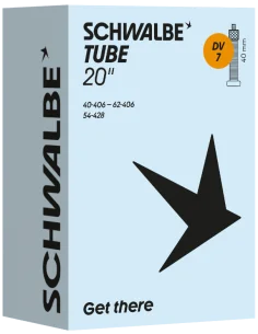 Binnenband Schwalbe DV7 20" 40/62-406 - 40mm ventiel