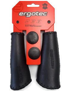 Handvatset Ergotec Monaco 135/135 mm - zwart - leer 2
