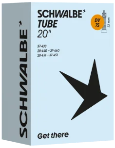 Binnenband Schwalbe DV7S 20" / 28-37-438/451mm - 32mm ventiel