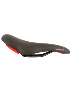 Fietszadel Selle Royal Shadow+ - Athletic men - zwart (met rode details) - werkplaatsverpakking