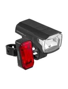 Verlichtingsset Trelock Lighthammer 100 USB Set - 100 lux, zwart