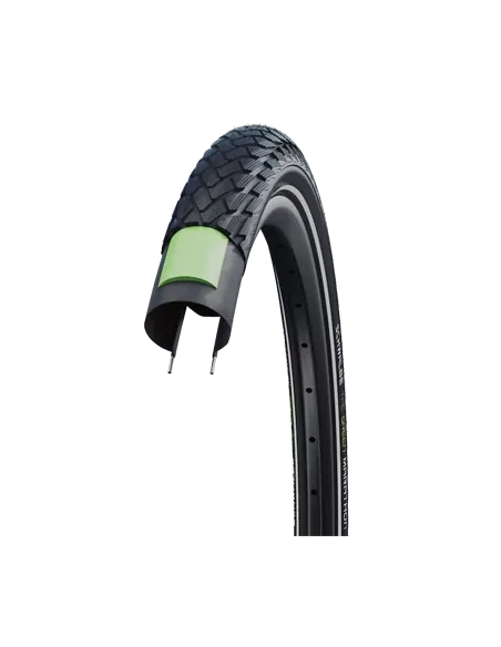 Buitenband Schwalbe Green Marathon GreenGuard 28 x 1.50"/ 40-622 - zwart met reflectie