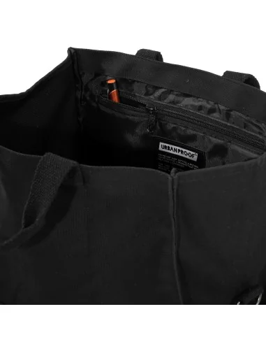 Gerecyclede fietstas Urban Proof City Tote Bag 22 liter 36 x 32 x 19cm - zwart