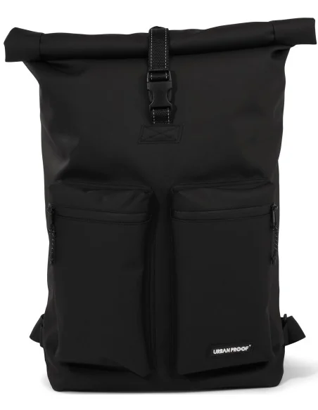 Gerecyclede shopper fietstas Urban Proof Rolltop Backpack 20 liter 34 x 13 x 46 cm - zwart