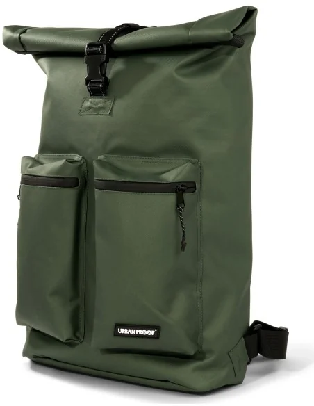 Gerecyclede shopper fietstas Urban Proof Rolltop Backpack 20 liter 34 x 13 x 46 cm - groen