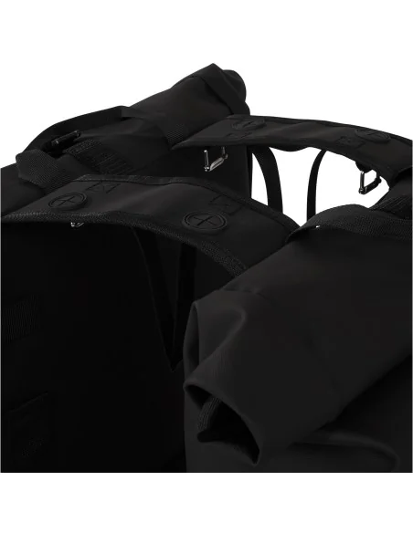 Gerecyclede dubbele fietstas Urban Proof Rolltop 38 liter 30 x 15 x 42 cm - zwart