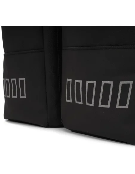 Gerecyclede dubbele fietstas Urban Proof Rolltop 38 liter 30 x 15 x 42 cm - zwart
