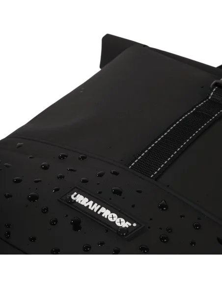 Gerecyclede dubbele fietstas Urban Proof Rolltop 38 liter 30 x 15 x 42 cm - zwart