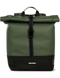 Gerecyclede dubbele fietstas Urban Proof Rolltop 38 liter 30 x 15 x 42 cm - groen 2