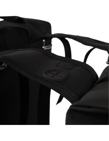 Gerecyclede dubbele fietstas Urban Proof Cargo 38 liter 30 x 15 x 42 cm - zwart